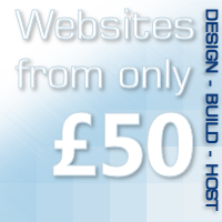 Websites from only 50 pounds!